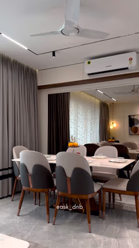 Bhagwati Eleganza, Ghansoli - Living Room Interior Design