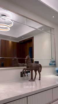 Bhagwati Eleganza, Ghansoli - Living Room Interior Design