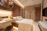 Gurbani Signature, Ulwe - Master Bedroom Interior Design